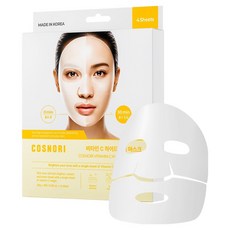 COSNORI 維他命C水凝膠面膜, 4入, 1個