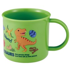 Skater 塑膠漱口杯 恐龍圖鑑 200ml, 綠色, 1個