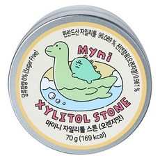 Myni 木糖醇石 柳橙味, 70g, 1個