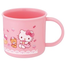 Skater 塑膠漱口杯 凱蒂貓 200ml, 粉色, 1個