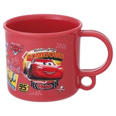 Skater 可吊掛塑膠水杯 漱口杯 汽車總動員 200ml, 紅色, 1個