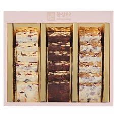 Mengxiang82 夢想 經典Q彈餅乾 S1 禮盒, 1套, 原味 6入 + 巧克力 6入 + 黑糖 6入