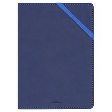 비팬시 마이데이 하드커버 스트랩 양장노트 A5 150 x 210 mm, 블루, 1개