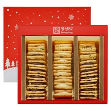 Mengxiang82 夢想 假日牛軋糖餅乾禮盒, 1套, 牛軋糖餅乾禮盒 + 提袋