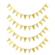 모던앳 삼각 파티 가렌드, 4개, 골드