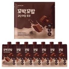 꼬박꼬밥 고단저당 단백질 쉐이크 초코맛 7p, 280g, 1개