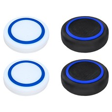 IINE 良值 PS5 四顆搖桿帽, 黑白色, 1套, L430