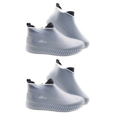 온트리 실리콘 신발 방수커버 S 2p, 화이트, 2개