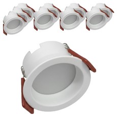 vittz LED 65mm 嵌入式筒燈 6W, 晝光色, 10個