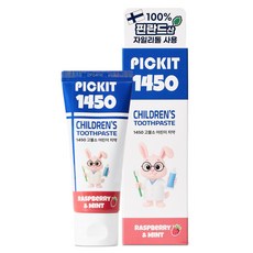 픽킷 1450 고불소 어린이치약 라즈베리 & 민트, 60g, 1개