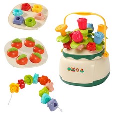 PLAYFUL TOYS 頑玩具 益智花籃塞塞樂, 混和顏色, 1套