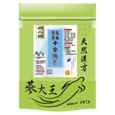 蔘大王 涼氣草本十全燉包, 130g, 1個