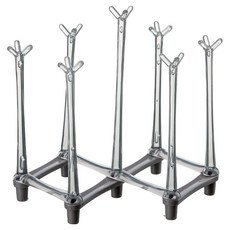 바른리빙 접이식 컵걸이 건조대, 그레이, 1개