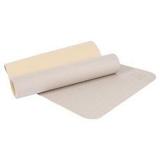 제로투헤라 미니멀 TPE 논슬립 트레이닝 양면 요가매트, 베이지 + 옐로우, 1개