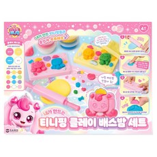 캐치티니핑 아동용 내가 만드는 티니핑 클레이 배스밤, 1개, 혼합색상