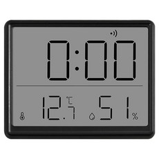 랩앤툴스 8828 자석 디지털 온습도계, 블랙, 1개