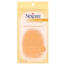 넥스케어 프리미엄 옥수수 샤워타올, 콘 옐로우, 1개, 1개입