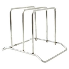 바른리빙 스텐 도마 거치대, 실버, 1개