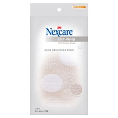 넥스케어 소프트 샤워타올, 1개, 그레이