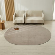 블레딕홈 에스파 사계절 워셔블 타원형 러그