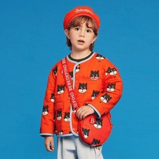 베베드피노 아동용 올오버 샤통 리버서블 코튼 경량패딩 BP41JP302
