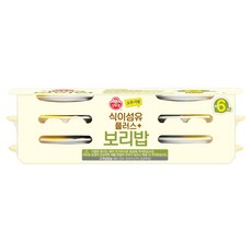 오뚜기 식이섬유플러스 보리밥, 130g, 6개