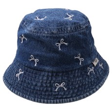 MUXUEBABY 嬰幼兒用蝴蝶結牛仔漁夫帽