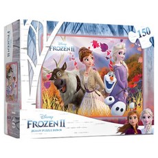 퍼즐라이프 디즈니 겨울왕국2 직소퍼즐 D150-30, 혼합색상, 1개, 150피스