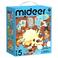 mideer 進階拼圖 5階 奇妙展覽館 收納袋版, 展覽館景色, 1個, 322片