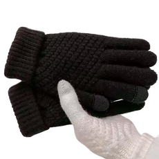 Timo Shop Timo House 滑雪板運動防寒手套 雙手穿戴組, 黑色, 2套