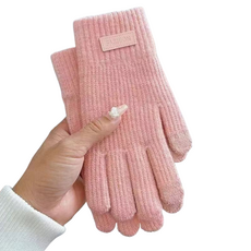 Timo Shop Timo House 高級滑雪防寒手套 雙手穿戴組, 粉紅色, 2套