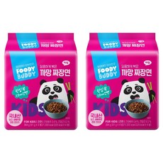 푸디버디 까망 짜장면, 91g, 8개