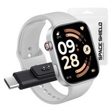 SPACE SHIELD 智慧手錶 Easy Port 可攜式 USB C-Type 便攜充電器, 黑色, 1個