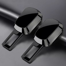 오토벨라 차량 안전벨트 길이조절 연장클립, 2개, 블랙