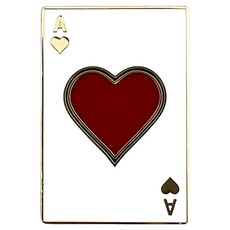 GIVOTGOLF Ace Poker 磁吸球標, 金色愛心, 1個
