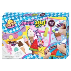BOAZLin 貼紙果凍 DIY 套組 冰淇淋 460g, 混合顏色, 1套