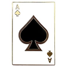 GIVOTGOLF Ace Poker 磁吸球標, 金色黑桃, 1個