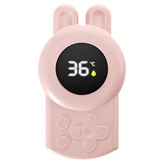Yobia 嬰兒洗澡智能數顯水溫計, 粉色小兔