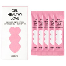 바른생각 젤 헬시 러브 윤활제 스틱형 5p, 15g, 1개