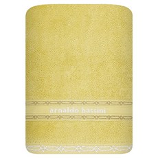 arnaldo bassini 鏈條浴巾 68 x 135 cm 380g 20支棉紗, 黃色, 1個