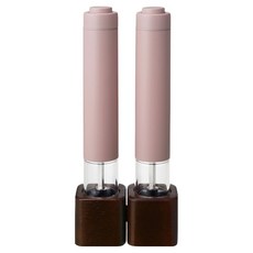 레꼴뜨 솔트 페퍼 전동 그라인더 그레이시핑크, 2개, 22ml 주방용품/밀폐저장/도시락 반품 최저가 43,740원