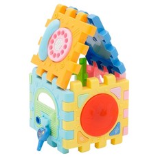 YaYa 嬰幼兒 Bebe Edu 感官方塊, 混合顏色, 1個