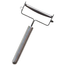 MARI STEIGER Profi 全不鏽鋼寬型小黃瓜削皮器, 銀色, 1個