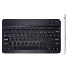 DTAudio iPad鍵盤 + 觸控筆 輕巧版 1套, 黑色, BKL100-K01, 製造商軸