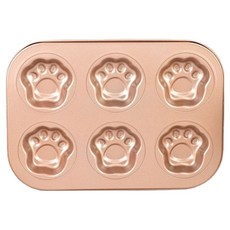 이홈베이킹 고양이 발바닥틀 6구, 1개