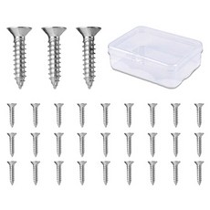 O-ON 304不鏽鋼沉頭十字螺絲 30入組, 1套