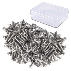 O-ON 304不鏽鋼沉頭十字螺絲 180入組, 1套