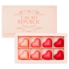 cacaorepublic Sweet Heart 8入手工巧克力禮盒, 1套, 90g