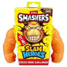 주루스매셔스 슬램 히어로즈 스트레스 해소 고릴라 장난감, 1개