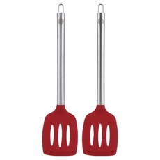 발룬피니 노블 실리콘 키친툴 구멍뒤집개, 브릭레드, 2개